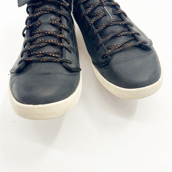 Teva Willow Chukka Sneaker Black Leather High Top Shoe Size 8.5 - Picture 7 of 12